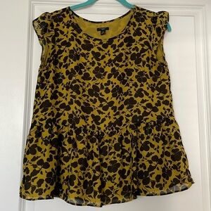 Ann Taylor Factory peplum top PETITE